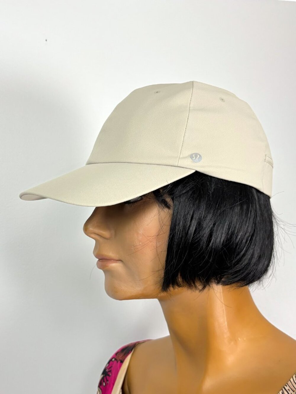 Lululemon License to Train Hat in Raw Linen, Unisex Beige Baseball Hat, sz S/M